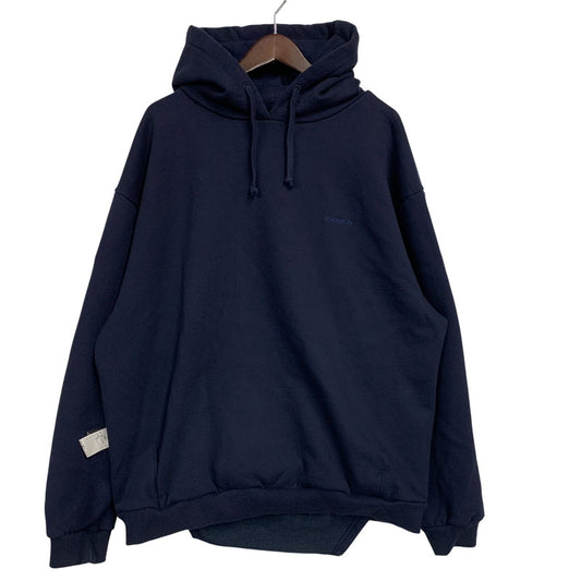 【中古品】【メンズ】 VETEMENTS ヴェトモン MAH19TR210 INSIDE OUT OVERSIZE SWEAT HOODIE インサイド アウト オーバーサイズ スウェット フーディ パーカー トップス 142-260518-kh-04-izu サイズ：XS カラー：ネイビー 万代Net店