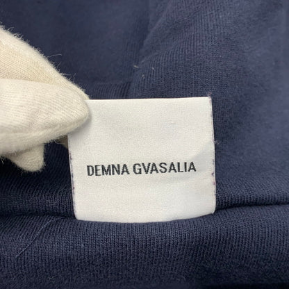 【中古品】【メンズ】 VETEMENTS ヴェトモン MAH19TR210 INSIDE OUT OVERSIZE SWEAT HOODIE インサイド アウト オーバーサイズ スウェット フーディ パーカー トップス 142-260518-kh-04-izu サイズ：XS カラー：ネイビー 万代Net店