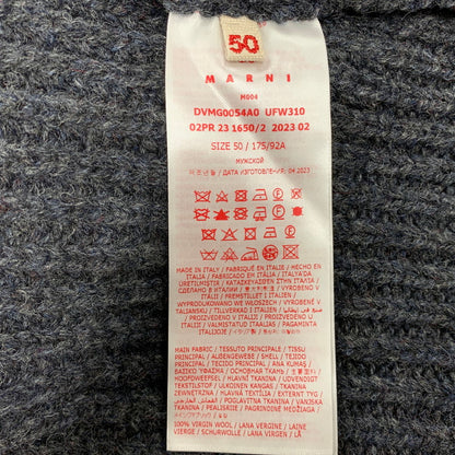 【中古品】【メンズ】 MARNI マルニ DVMG0054A0 UFW310 BROKEN FISHERMAN TURTLENECK KNIT フィッシャーマン タートルネック ニット トップス 141-260517-kh-16-izu サイズ：50 カラー：グレー 万代Net店