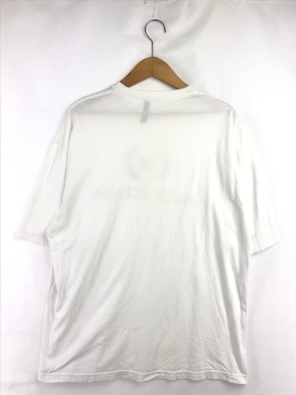 【現状渡し品】【メンズ】 BALENCIAGA バレンシアガ 9SS RAINBOW BB LOGO EMBROIDERED T-SHIRT レインボー BB ロゴ エムブロイダリ Tシャツ トップス 141-260726-rt-02-tagh サイズ：S カラー：ホワイト 万代Net店