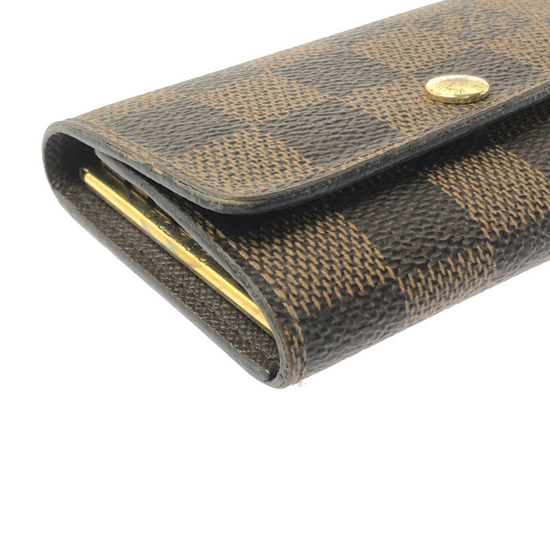【中古品】【メンズ】 LOUIS VUITTON ルイ・ヴィトン DAMIER KEY CASE MULTICLES 6 N62630 ダミエ キーケース ミュルティクレ 6 179-260618-rt-05-tagh カラー：ブラウン 万代Net店