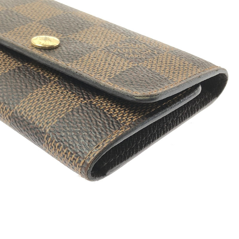 【中古品】【メンズ】 LOUIS VUITTON ルイ・ヴィトン DAMIER KEY CASE MULTICLES 6 N62630 ダミエ キーケース ミュルティクレ 6 179-260618-rt-05-tagh カラー：ブラウン 万代Net店