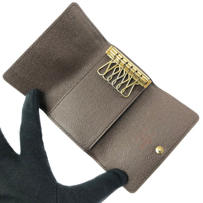 【中古品】【メンズ】 LOUIS VUITTON ルイ・ヴィトン DAMIER KEY CASE MULTICLES 6 N62630 ダミエ キーケース ミュルティクレ 6 179-260618-rt-05-tagh カラー：ブラウン 万代Net店