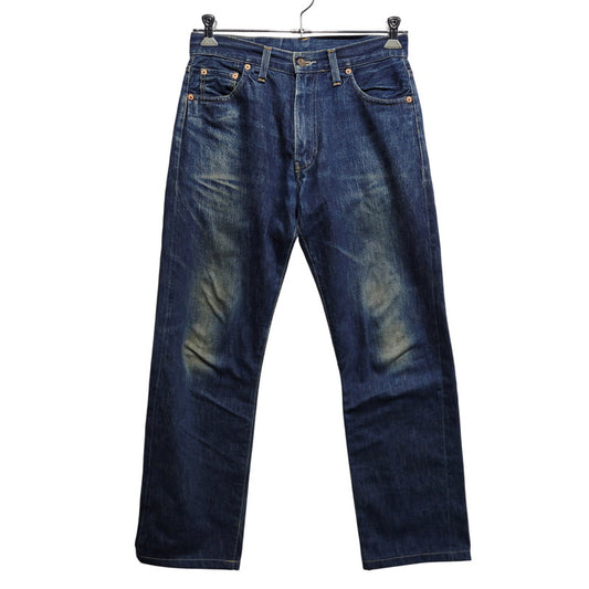【中古品】【メンズ】 LEVI'S VINTAGE CLOTHING リーバイスビンテージクロージング BIG-E 551ZXX DENIM PANTS 19621-0001 デニムパンツ 刻印4420 米国製 ジーンズ 156-260623-as-01-izu サイズ：30×34 カラー：インディゴ 万代Net店