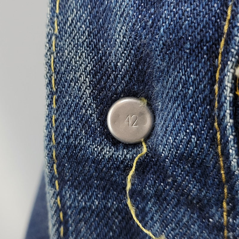 【中古品】【メンズ】 LEVI'S VINTAGE CLOTHING リーバイスビンテージクロージング BIG-E 551ZXX DENIM PANTS 19621-0001 デニムパンツ 刻印4420 米国製 ジーンズ 156-260623-as-01-izu サイズ：30×34 カラー：インディゴ 万代Net店
