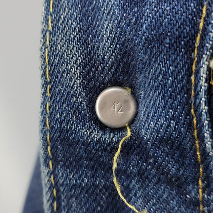 【中古品】【メンズ】 LEVI'S VINTAGE CLOTHING リーバイスビンテージクロージング BIG-E 551ZXX DENIM PANTS 19621-0001 デニムパンツ 刻印4420 米国製 ジーンズ 156-260623-as-01-izu サイズ：30×34 カラー：インディゴ 万代Net店