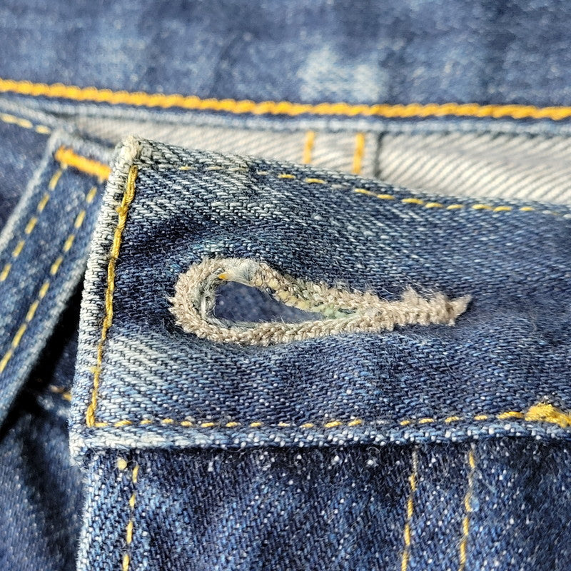 【中古品】【メンズ】 LEVI'S VINTAGE CLOTHING リーバイスビンテージクロージング BIG-E 551ZXX DENIM PANTS 19621-0001 デニムパンツ 刻印4420 米国製 ジーンズ 156-260623-as-01-izu サイズ：30×34 カラー：インディゴ 万代Net店