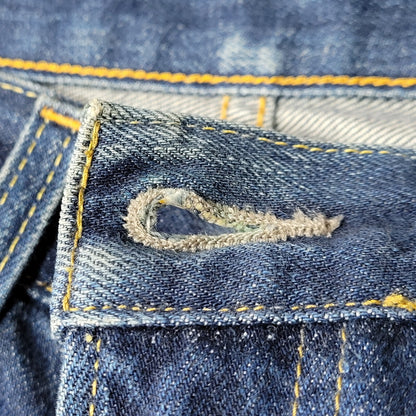 【中古品】【メンズ】 LEVI'S VINTAGE CLOTHING リーバイスビンテージクロージング BIG-E 551ZXX DENIM PANTS 19621-0001 デニムパンツ 刻印4420 米国製 ジーンズ 156-260623-as-01-izu サイズ：30×34 カラー：インディゴ 万代Net店
