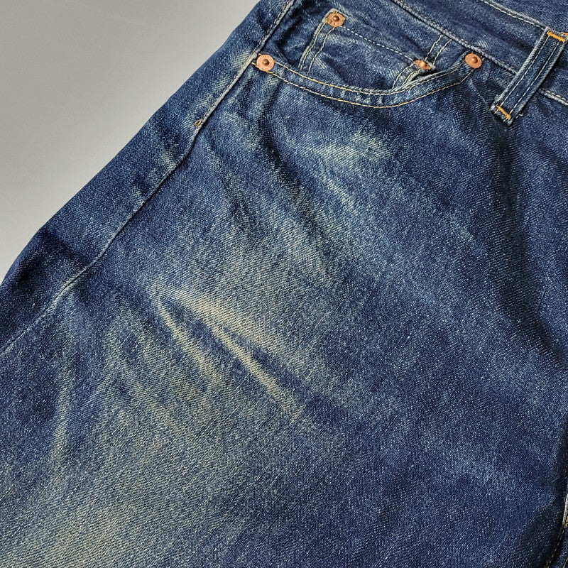 【中古品】【メンズ】 LEVI'S VINTAGE CLOTHING リーバイスビンテージクロージング BIG-E 551ZXX DENIM PANTS 19621-0001 デニムパンツ 刻印4420 米国製 ジーンズ 156-260623-as-01-izu サイズ：30×34 カラー：インディゴ 万代Net店