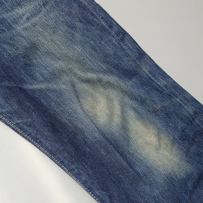 【中古品】【メンズ】 LEVI'S VINTAGE CLOTHING リーバイスビンテージクロージング BIG-E 551ZXX DENIM PANTS 19621-0001 デニムパンツ 刻印4420 米国製 ジーンズ 156-260623-as-01-izu サイズ：30×34 カラー：インディゴ 万代Net店