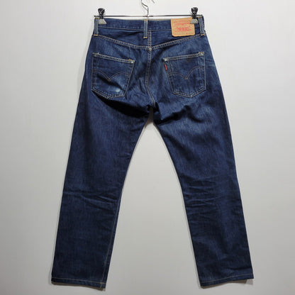 【中古品】【メンズ】 LEVI'S VINTAGE CLOTHING リーバイスビンテージクロージング BIG-E 551ZXX DENIM PANTS 19621-0001 デニムパンツ 刻印4420 米国製 ジーンズ 156-260623-as-01-izu サイズ：30×34 カラー：インディゴ 万代Net店