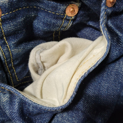 【中古品】【メンズ】 LEVI'S VINTAGE CLOTHING リーバイスビンテージクロージング BIG-E 551ZXX DENIM PANTS 19621-0001 デニムパンツ 刻印4420 米国製 ジーンズ 156-260623-as-01-izu サイズ：30×34 カラー：インディゴ 万代Net店