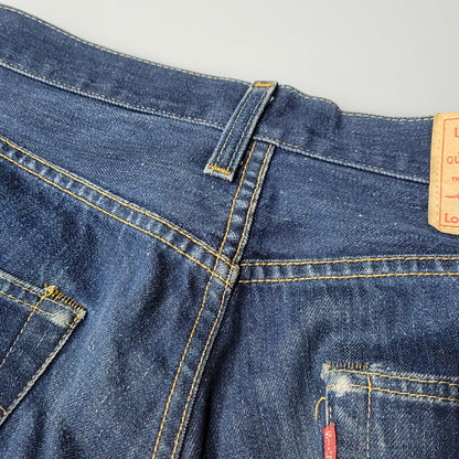 【中古品】【メンズ】 LEVI'S VINTAGE CLOTHING リーバイスビンテージクロージング BIG-E 551ZXX DENIM PANTS 19621-0001 デニムパンツ 刻印4420 米国製 ジーンズ 156-260623-as-01-izu サイズ：30×34 カラー：インディゴ 万代Net店