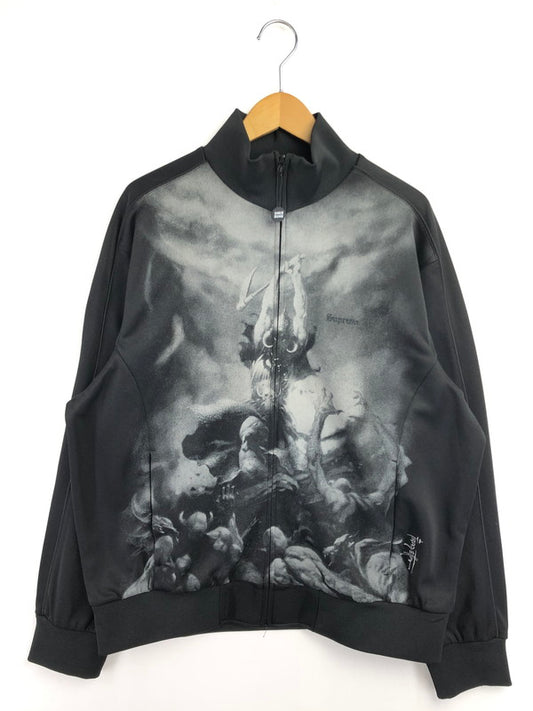 【中古品】【メンズ】 SUPREME シュプリーム 24FW FRANK FRAZETTA TRACK JACKET フランク フラゼッタ トラックジャケット ライトアウター 149-260610-rt-14-tagh サイズ：L カラー：ブラック 万代Net店