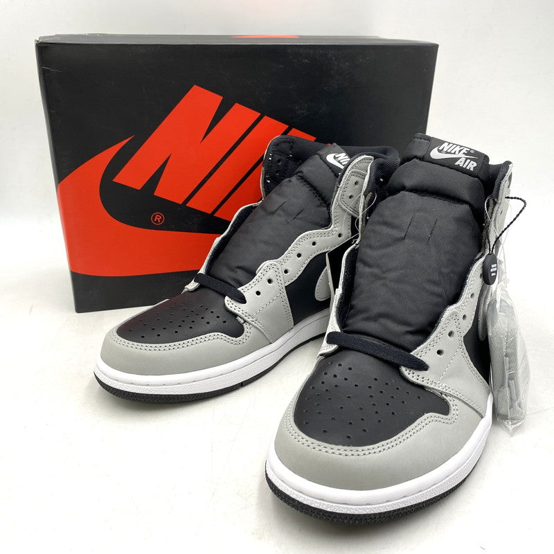 【中古美品】【メンズ】 NIKE ナイキ 555088-035 AIR JORDAN 1 HIGH OG エア ジョーダン ワン ハイ オージー スニーカー シューズ 靴 160-260520-cs-05-izu サイズ：27cm カラー：BLACK/LIGHT SMOKE GREY-WHITE 万代Net店