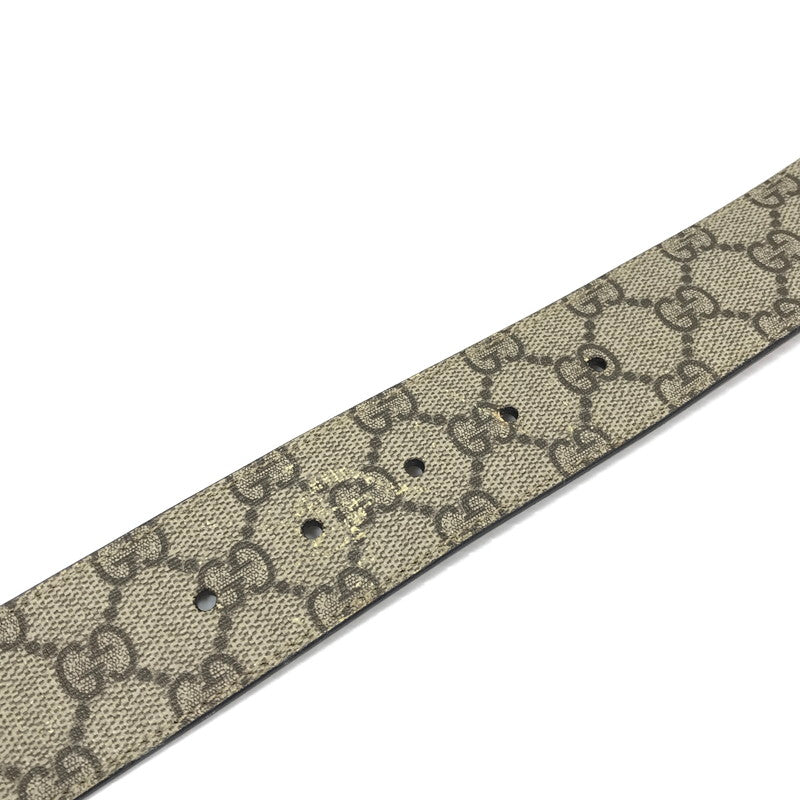 【現状渡し品】【メンズ】 GUCCI グッチ インターロッキングG バックル付き ベルト 411924 服飾小物 アクセサリー 182-260621-na-02-tagh カラー：ベージュ系 万代Net店