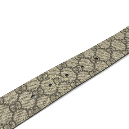 【現状渡し品】【メンズ】 GUCCI グッチ インターロッキングG バックル付き ベルト 411924 服飾小物 アクセサリー 182-260621-na-02-tagh カラー：ベージュ系 万代Net店