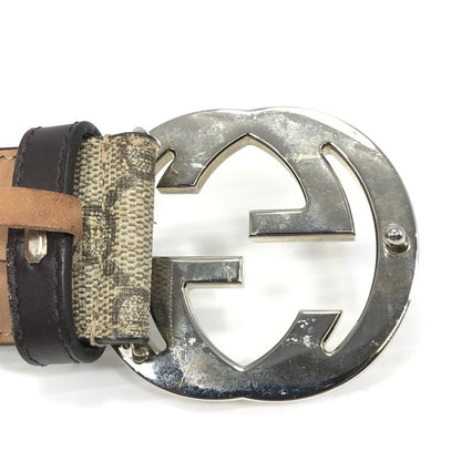 【現状渡し品】【メンズ】 GUCCI グッチ インターロッキングG バックル付き ベルト 411924 服飾小物 アクセサリー 182-260621-na-02-tagh カラー：ベージュ系 万代Net店