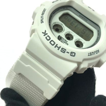 【中古品】【メンズ】 SUPREME シュプリーム × THE NORTH FACE ザ・ノースフェイス × G-SHOCK ジーショック トリプル コラボ DW-6900NS-7JR デジタル 腕時計 149-260716-rt-11-tagh カラー：ホワイト 万代Net店