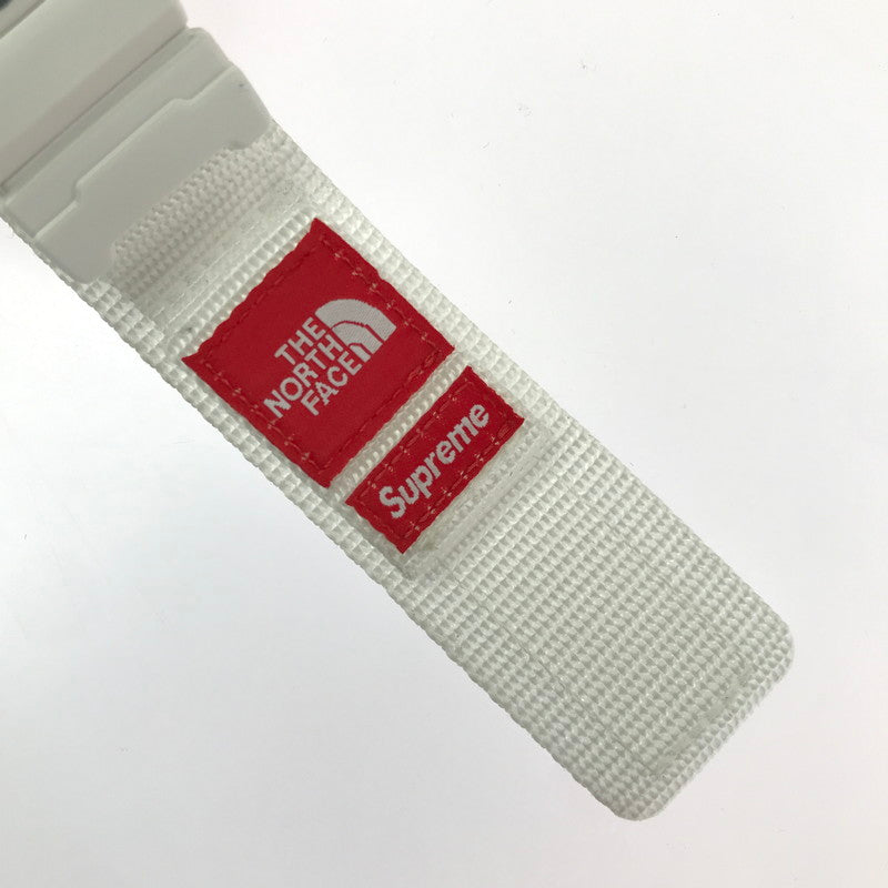 【中古品】【メンズ】 SUPREME シュプリーム × THE NORTH FACE ザ・ノースフェイス × G-SHOCK ジーショック トリプル コラボ DW-6900NS-7JR デジタル 腕時計 149-260716-rt-11-tagh カラー：ホワイト 万代Net店