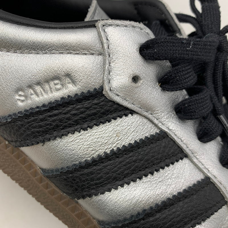 【中古品】【メンズ】 ADIDAS アディダス JI4218 WOMEN'S SAMBA OG ウィメンズ サンバ オージー スニーカー シューズ 靴 161-260625-ya-14-izu サイズ：27.5cm カラー：SILVER METALLIC CORE BLACK GUM 万代Net店