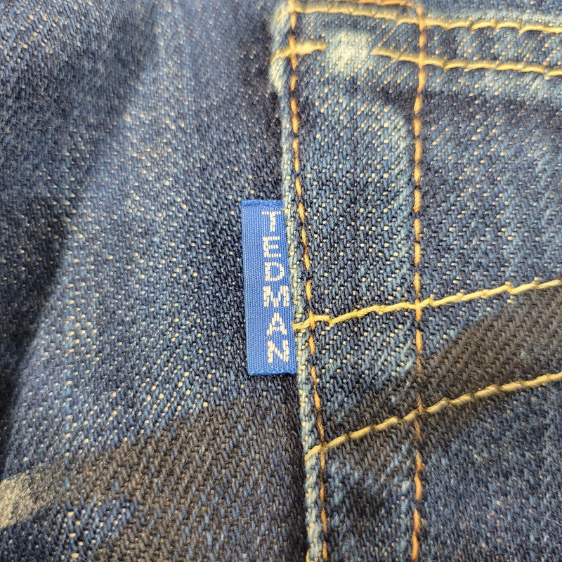 【中古品】【メンズ】 TED COMPANY テッドカンパニー HIP PAINT JEANS DEVIL 003 ヒップ ペイント ジーンズ デビル参号 デニムパンツ 156-260707-as-03-izu サイズ：32×34 カラー：インディゴ 万代Net店