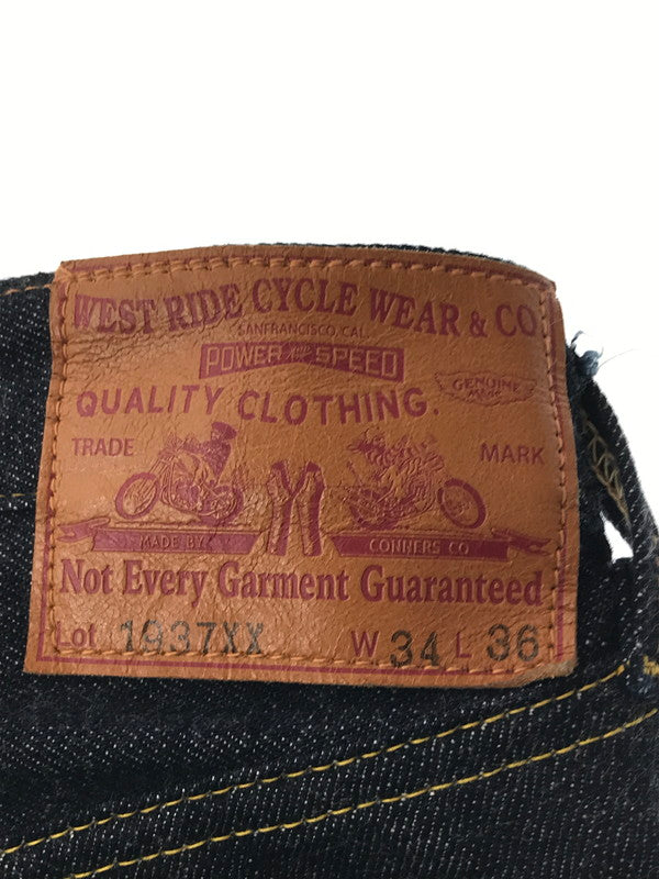 【中古美品】【メンズ】 WEST RIDE ウエストライド DENIM PANTS 1937XX デニムパンツ ジーンズ ボトムス 156-260703-YY-05-tagh サイズ：W34 カラー：インディゴ 万代Net店