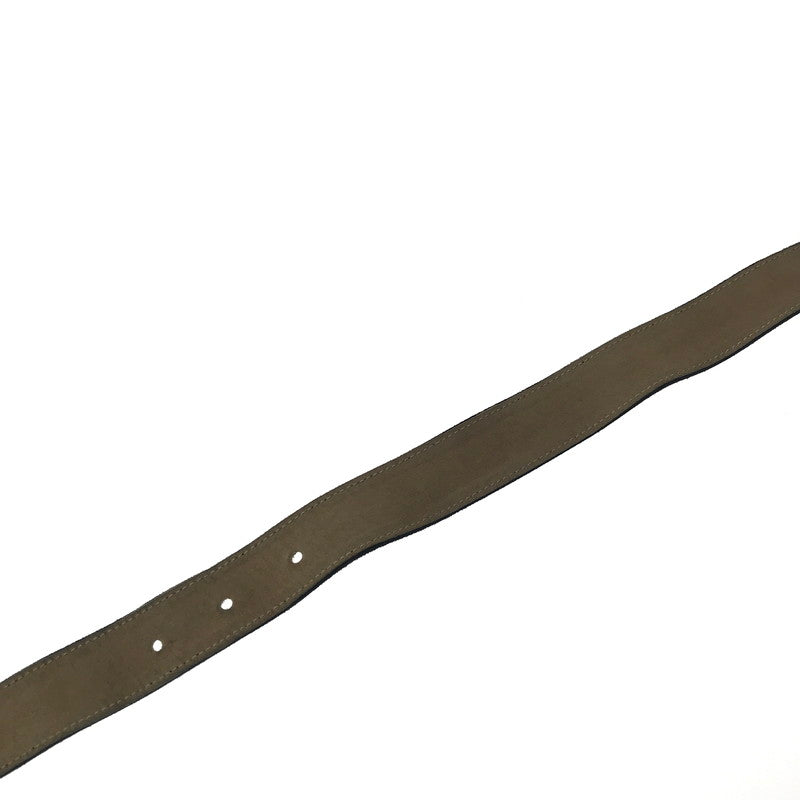 【現状渡し品】【メンズ】 GUCCI グッチ VINTAGE G BUCKLE SUEDE BELT ヴィンテージ Gバックル スエード ベルト 服飾小物 アクセサリー 182-260703-YY-27-tagh カラー：ブラック 万代Net店