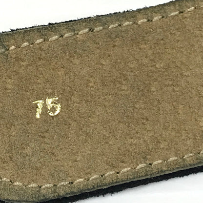 【現状渡し品】【メンズ】 GUCCI グッチ VINTAGE G BUCKLE SUEDE BELT ヴィンテージ Gバックル スエード ベルト 服飾小物 アクセサリー 182-260703-YY-27-tagh カラー：ブラック 万代Net店
