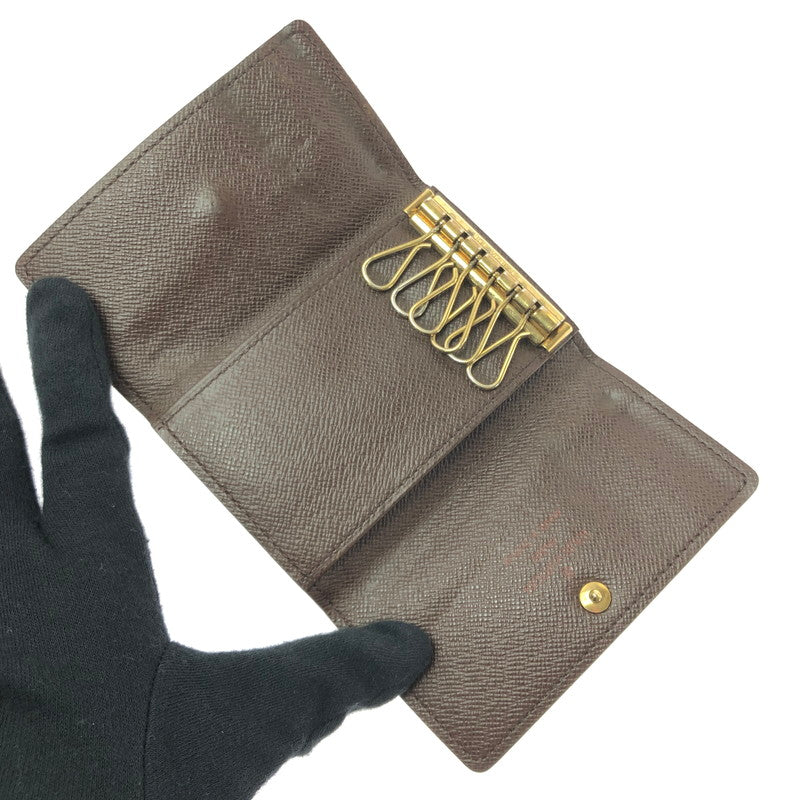 【中古品】【メンズ】 LOUISVUITTON ルイ・ヴィトン KEY CASE MULTICLES 6 DAMIER M62630 キーケース ミュルティクレ6 ダミエ 179-260618-rt-04-tagh カラー：ブラウン 万代Net店