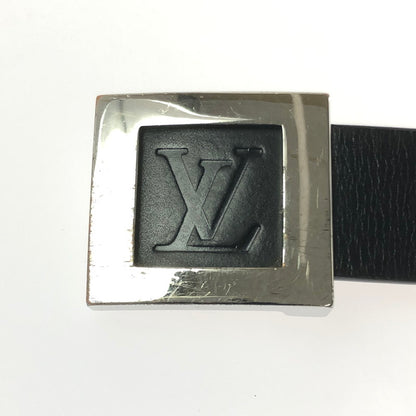 【中古品】【メンズ】 LOUIS VUITTON ルイ・ヴィトン CEINTURE LV STAMP BELT M6896V サンチュール LV スタンプ ベルト アクセサリー 179-260618-rt-06-tagh カラー：ブラック 万代Net店