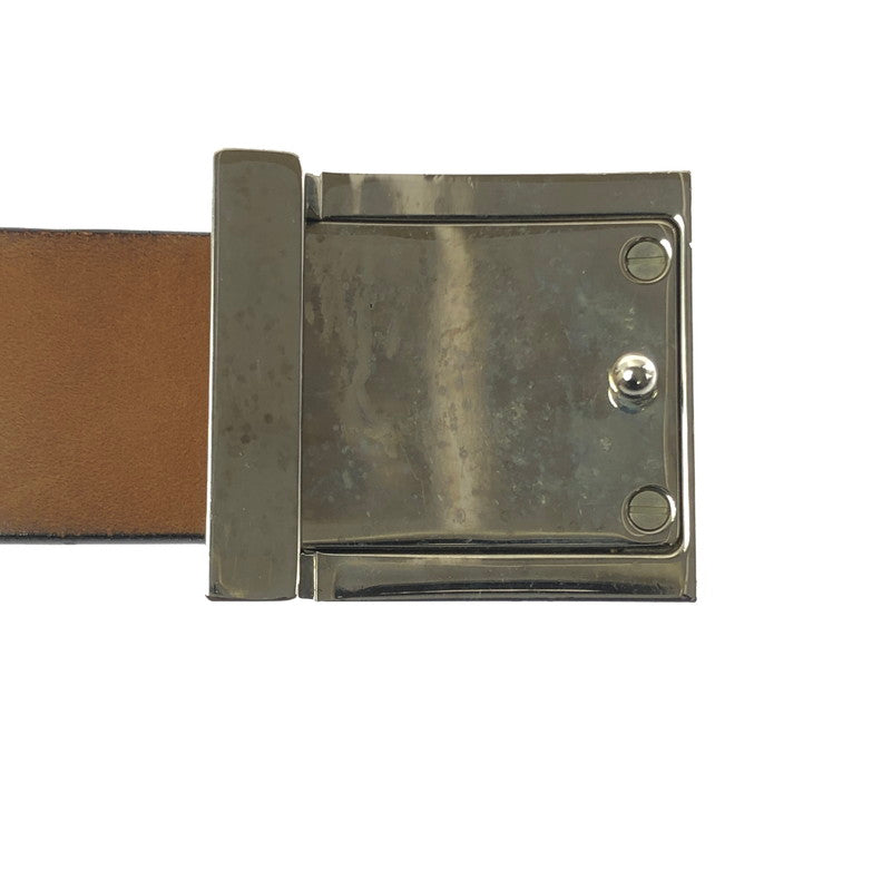 【中古品】【メンズ】 LOUIS VUITTON ルイ・ヴィトン CEINTURE LV STAMP BELT M6896V サンチュール LV スタンプ ベルト アクセサリー 179-260618-rt-06-tagh カラー：ブラック 万代Net店