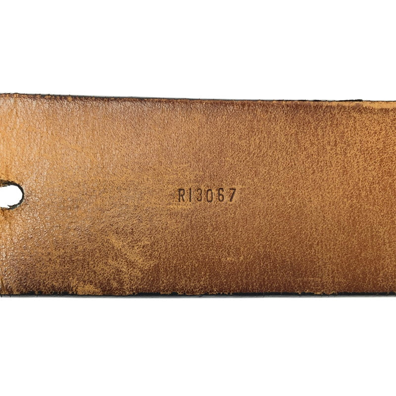 【中古品】【メンズ】 LOUIS VUITTON ルイ・ヴィトン CEINTURE LV STAMP BELT M6896V サンチュール LV スタンプ ベルト アクセサリー 179-260618-rt-06-tagh カラー：ブラック 万代Net店