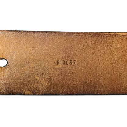 【中古品】【メンズ】 LOUIS VUITTON ルイ・ヴィトン CEINTURE LV STAMP BELT M6896V サンチュール LV スタンプ ベルト アクセサリー 179-260618-rt-06-tagh カラー：ブラック 万代Net店