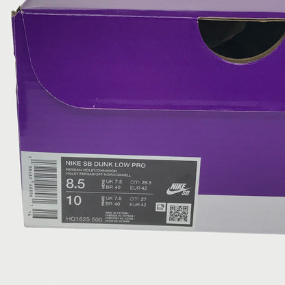 【中古品】【メンズ】 NIKE SB ナイキエスビー DUNK LOW PRO HQ1625-500 ダンク ロー プロ スニーカー 靴 160-260510-na-05-tagh サイズ：26.5cm US 8.5 カラー：PERSIAN VIOLET/CINNNAMON 万代Net店