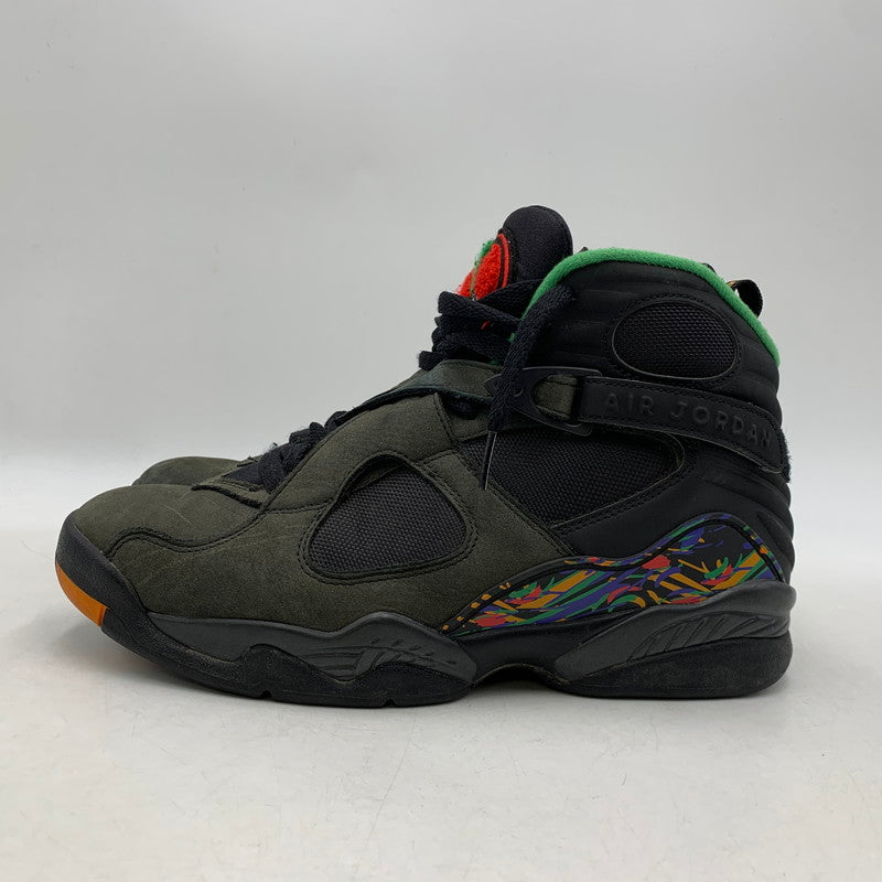 【中古品】【メンズ】 NIKE ナイキ AIR JORDAN 8 RETRO 305381-004 エアジョーダン 8 レトロ スニーカー シューズ 靴 160-260416-as-11-izu サイズ：26.5cm カラー：BLACK/LIGHT CONCORD-ALOE VERDE 万代Net店