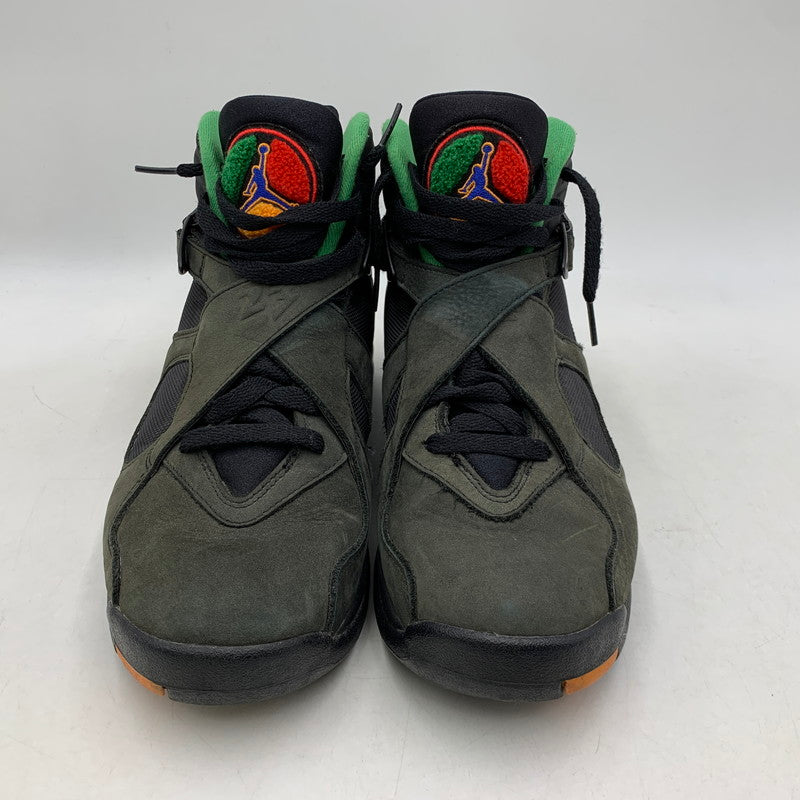 【中古品】【メンズ】 NIKE ナイキ AIR JORDAN 8 RETRO 305381-004 エアジョーダン 8 レトロ スニーカー シューズ 靴 160-260416-as-11-izu サイズ：26.5cm カラー：BLACK/LIGHT CONCORD-ALOE VERDE 万代Net店