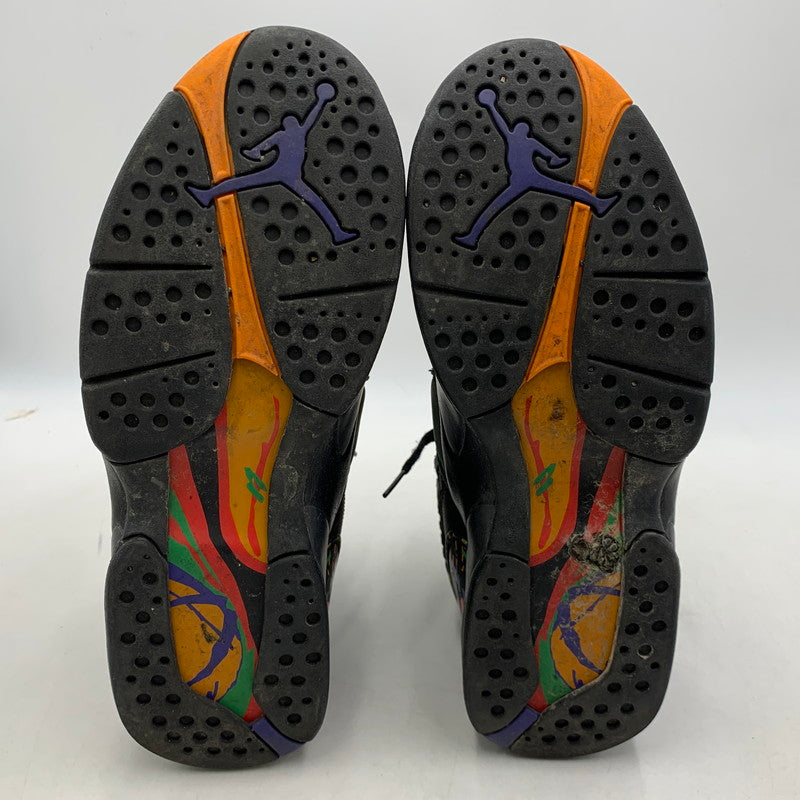 【中古品】【メンズ】 NIKE ナイキ AIR JORDAN 8 RETRO 305381-004 エアジョーダン 8 レトロ スニーカー シューズ 靴 160-260416-as-11-izu サイズ：26.5cm カラー：BLACK/LIGHT CONCORD-ALOE VERDE 万代Net店