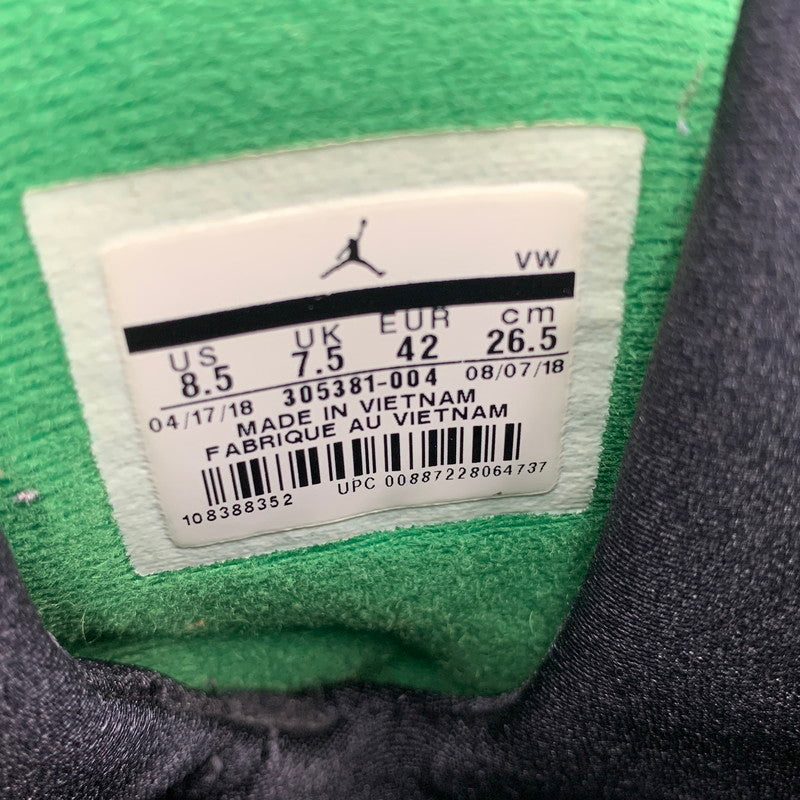 【中古品】【メンズ】 NIKE ナイキ AIR JORDAN 8 RETRO 305381-004 エアジョーダン 8 レトロ スニーカー シューズ 靴 160-260416-as-11-izu サイズ：26.5cm カラー：BLACK/LIGHT CONCORD-ALOE VERDE 万代Net店
