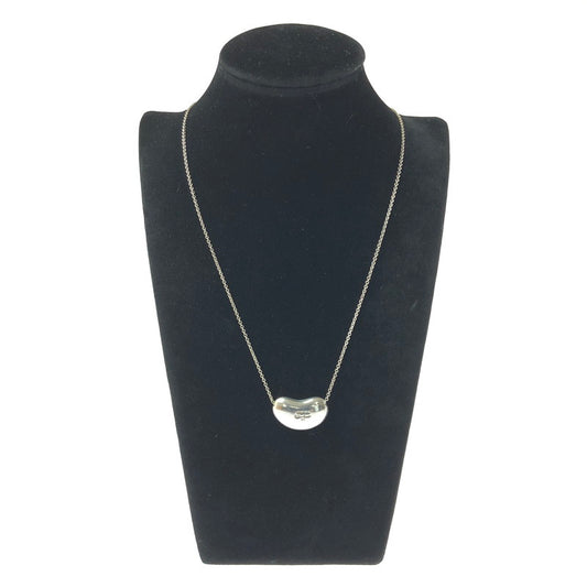 【中古品】【レディース】 TIFFANY&CO ティファニー SV925 BEAN DESIGN PENDANT NECKLACE ビーン デザイン ペンダント ネックレス アクセサリー 182-260701-na-17-tagh カラー：シルバー 万代Net店
