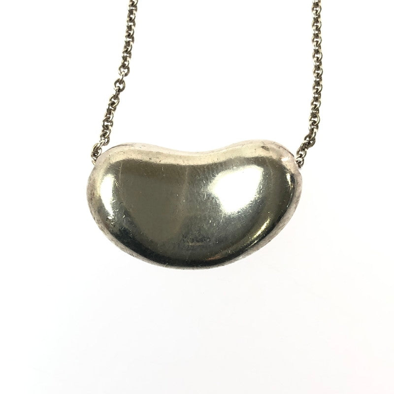 【中古品】【レディース】 TIFFANY&CO ティファニー SV925 BEAN DESIGN PENDANT NECKLACE ビーン デザイン ペンダント ネックレス アクセサリー 182-260701-na-17-tagh カラー：シルバー 万代Net店