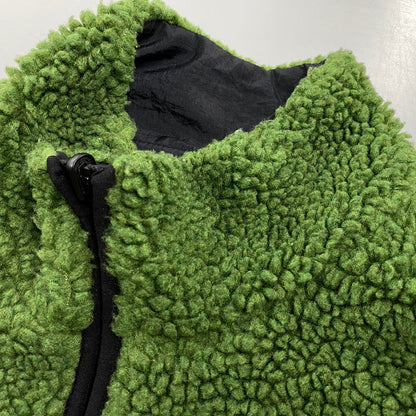 【中古品】【メンズ】 STUSSY ステューシー 118498 8 BALL SHERPA JACKET 8 ボール シェルパ ジャケット アウター 142-260906-kh-07-izu サイズ：L カラー：グリーン×ブラック 万代Net店