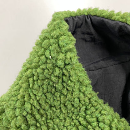 【中古品】【メンズ】 STUSSY ステューシー 118498 8 BALL SHERPA JACKET 8 ボール シェルパ ジャケット アウター 142-260906-kh-07-izu サイズ：L カラー：グリーン×ブラック 万代Net店