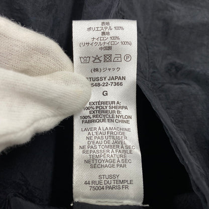 【中古品】【メンズ】 STUSSY ステューシー 118498 8 BALL SHERPA JACKET 8 ボール シェルパ ジャケット アウター 142-260906-kh-07-izu サイズ：L カラー：グリーン×ブラック 万代Net店