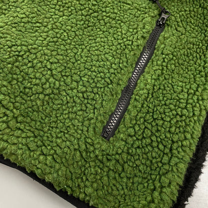 【中古品】【メンズ】 STUSSY ステューシー 118498 8 BALL SHERPA JACKET 8 ボール シェルパ ジャケット アウター 142-260906-kh-07-izu サイズ：L カラー：グリーン×ブラック 万代Net店
