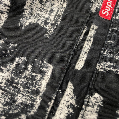 【中古品】【メンズ】 SUPREME シュプリーム BLOCK PRINT BELTED SHORT ブロック プリント ベルテッド ショーツ パンツ ボトムス 149-260616-kh-14-izu サイズ：32 カラー：ブラック 万代Net店