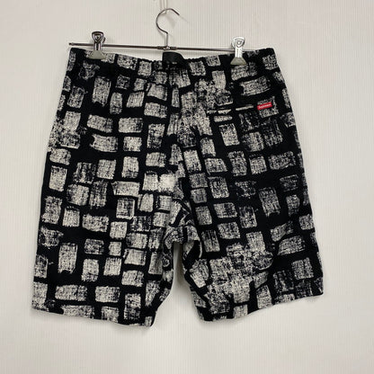 【中古品】【メンズ】 SUPREME シュプリーム BLOCK PRINT BELTED SHORT ブロック プリント ベルテッド ショーツ パンツ ボトムス 149-260616-kh-14-izu サイズ：32 カラー：ブラック 万代Net店
