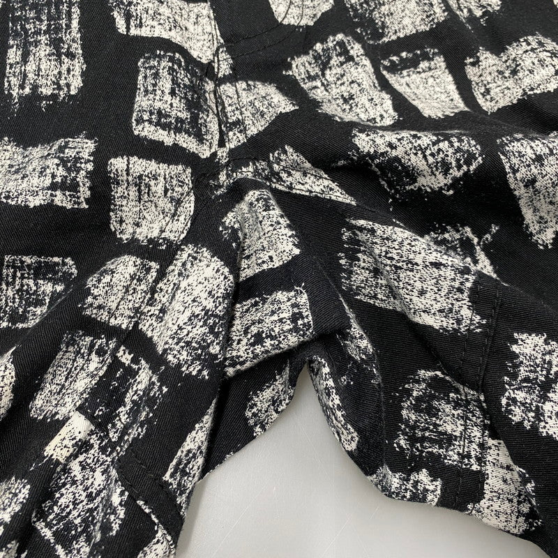 【中古品】【メンズ】 SUPREME シュプリーム BLOCK PRINT BELTED SHORT ブロック プリント ベルテッド ショーツ パンツ ボトムス 149-260616-kh-14-izu サイズ：32 カラー：ブラック 万代Net店