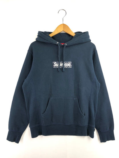 【中古品】【メンズ】 SUPREME シュプリーム 19AW BANDANA BOX LOGO HOODED SWEATSHIRT バンダナ ボックス ロゴ パーカー トップス 149-260610-rt-08-tagh サイズ：S カラー：ネイビー 万代Net店