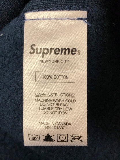 【中古品】【メンズ】 SUPREME シュプリーム 19AW BANDANA BOX LOGO HOODED SWEATSHIRT バンダナ ボックス ロゴ パーカー トップス 149-260610-rt-08-tagh サイズ：S カラー：ネイビー 万代Net店